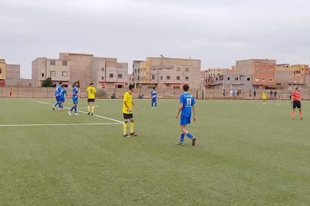 نهضة شروق  العطاوية يفوز على  خصمه المراكشي . شكيب الناضي
