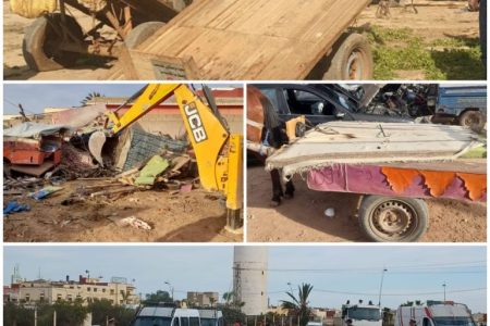 السلطات المحلية بالزمامرة تشن حملة ضد العربات المجرورة بالدواب