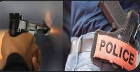 عميد الشرطة بالمنطقة الأمنية بمديونة يستعمل سلاحه الوظيفي لايقاف شخص