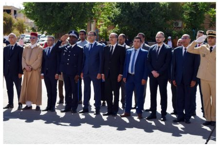 مراسيم الاحتفال بالذكرى 68 لتأسيس المديرية العامة للأمن الوطني، بمقر المنطقة الإقليمية للأمن بميدلت بحضور السيد العامل المصطفى النوحي