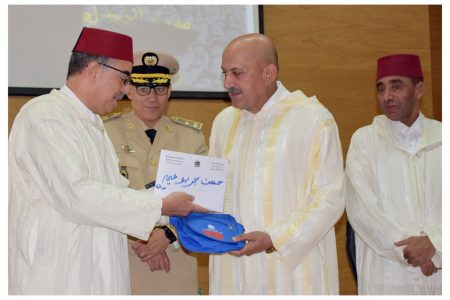 ترأس السيد المصطفى النوحي، عامل إقليم ميدلت، يوم الجمعة 24 ماي 2024 بالمركب الديني السلام، حفل توديع حجاج بيت الله الحرام عن إقليم ميدلت