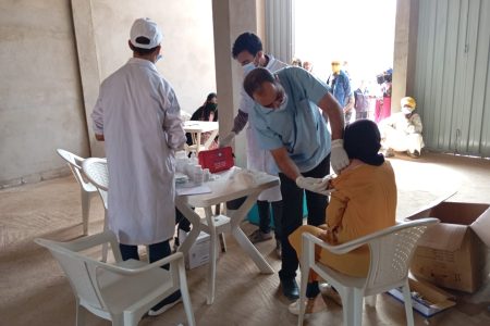 للمرة الثالثة على التوالي.. مندوبية الصحة والحماية الإجتماعية بتنسيق مع السلطات الاقلبمية بتنغير توسع نطاق التلقيح ضد الحصبة (بوحمرون) بدوار تامتتوشت بإقليم تنغير 