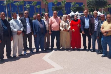 زيارة عبد الاله الفحل رئيس جماعة سيدي علي بن حمدوش وأعضاء المجلس للأبواب المفتوحة للأمن الوطني