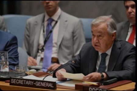 Iran-Israël : le chef de l’ONU appelle toutes les parties à donner une chance à la paix