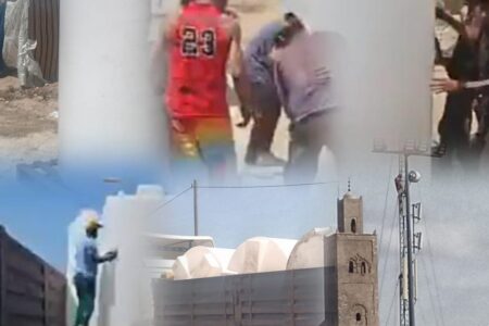 من عاهد وفا ووعد الحر دين عليه :   توفير عدد كبير من صهاريج تخزين المياه للزوار بموسم مولاي عبد الله أمغار